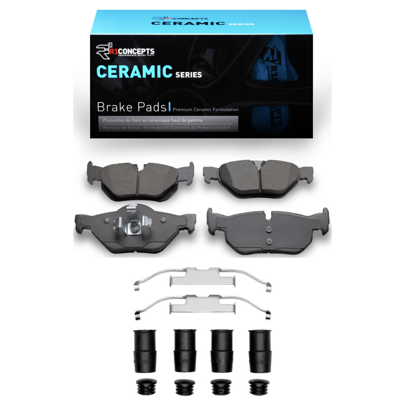 BMW 328I Brake Pads - Rear - R1 Concepts - R1 Ceramic Pads - `06-`15